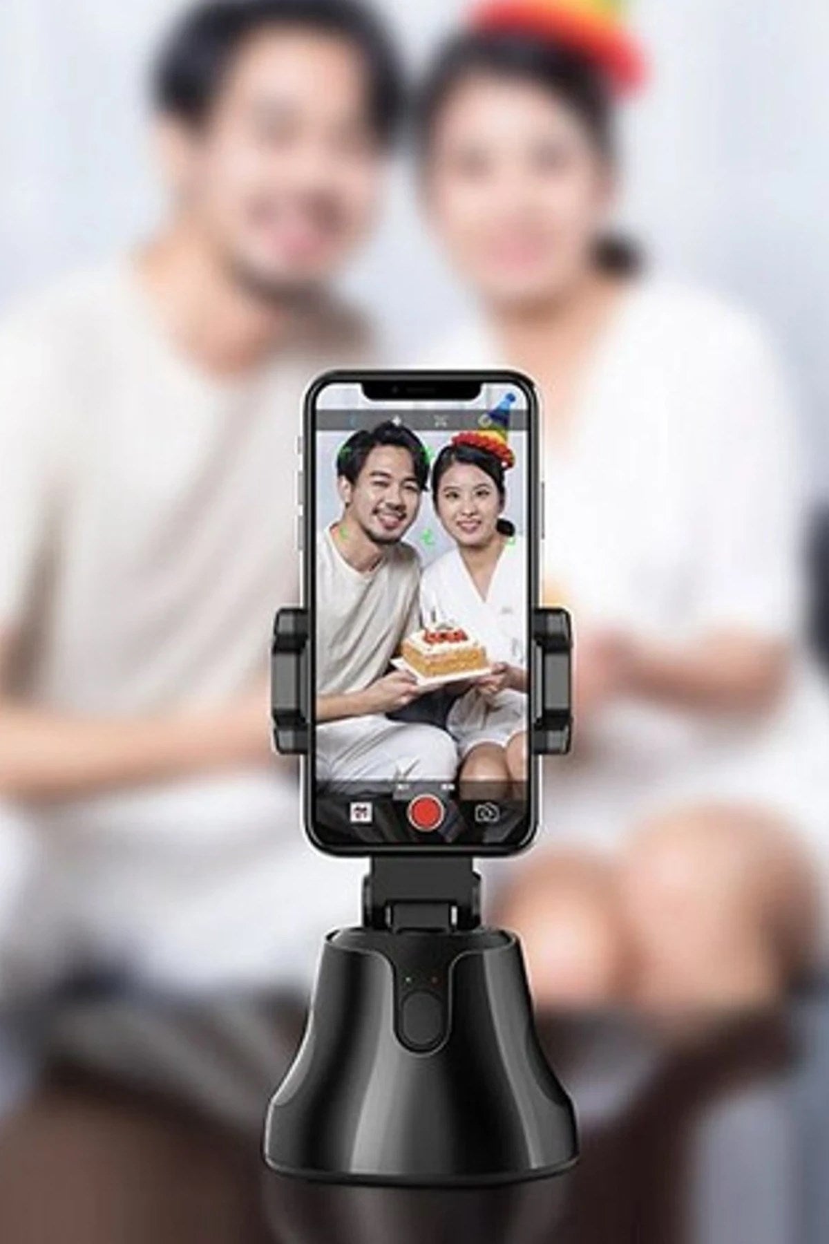 Mey İthalat® Apai Genie 360 Derece Takip Etme Özellikli Selfie Gimbal - Siyah