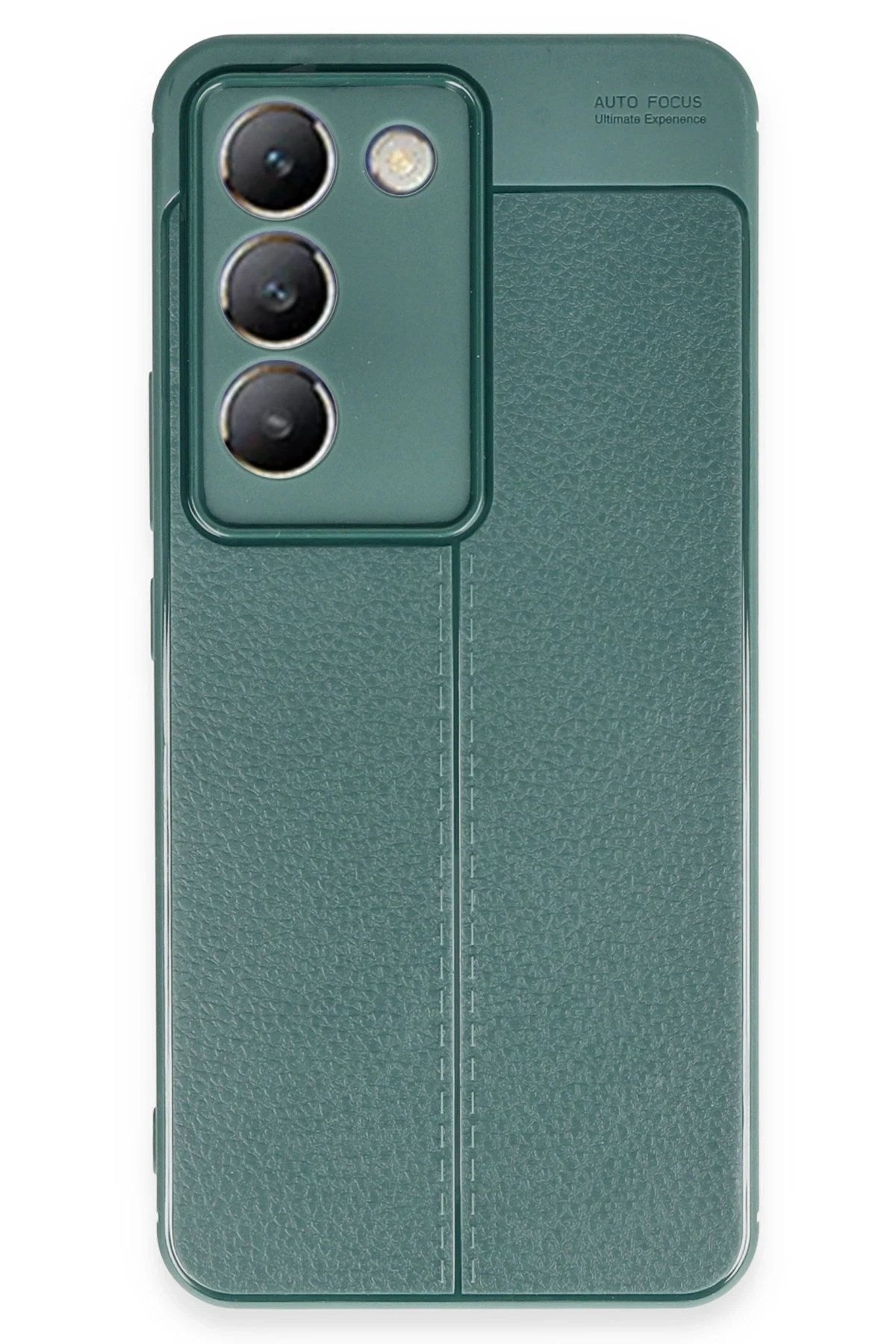 Mey İthalat® Vivo V30 Lite 4G Kılıf Auto Focus Kapak - Koyu Yeşil
