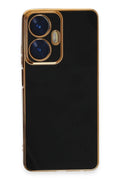 Mey İthalat® Realme C55 Kılıf Volet Silikon - Siyah