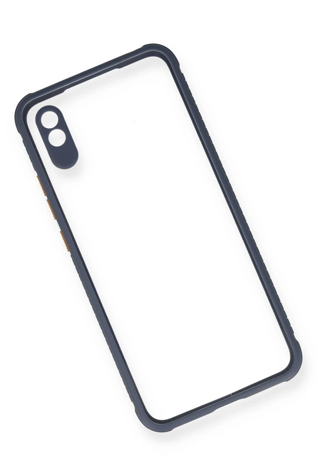 Mey İthalat® Redmi 9A Kılıf Miami Şeffaf Silikon - Gri