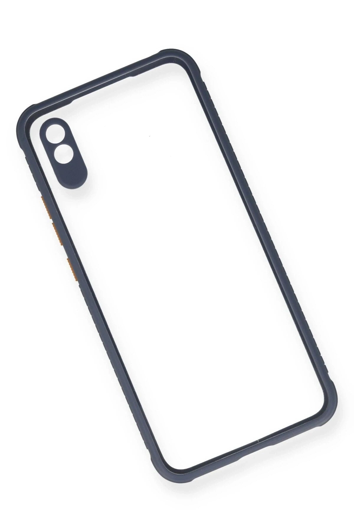 Mey İthalat® Redmi 9A Kılıf Miami Şeffaf Silikon - Gri
