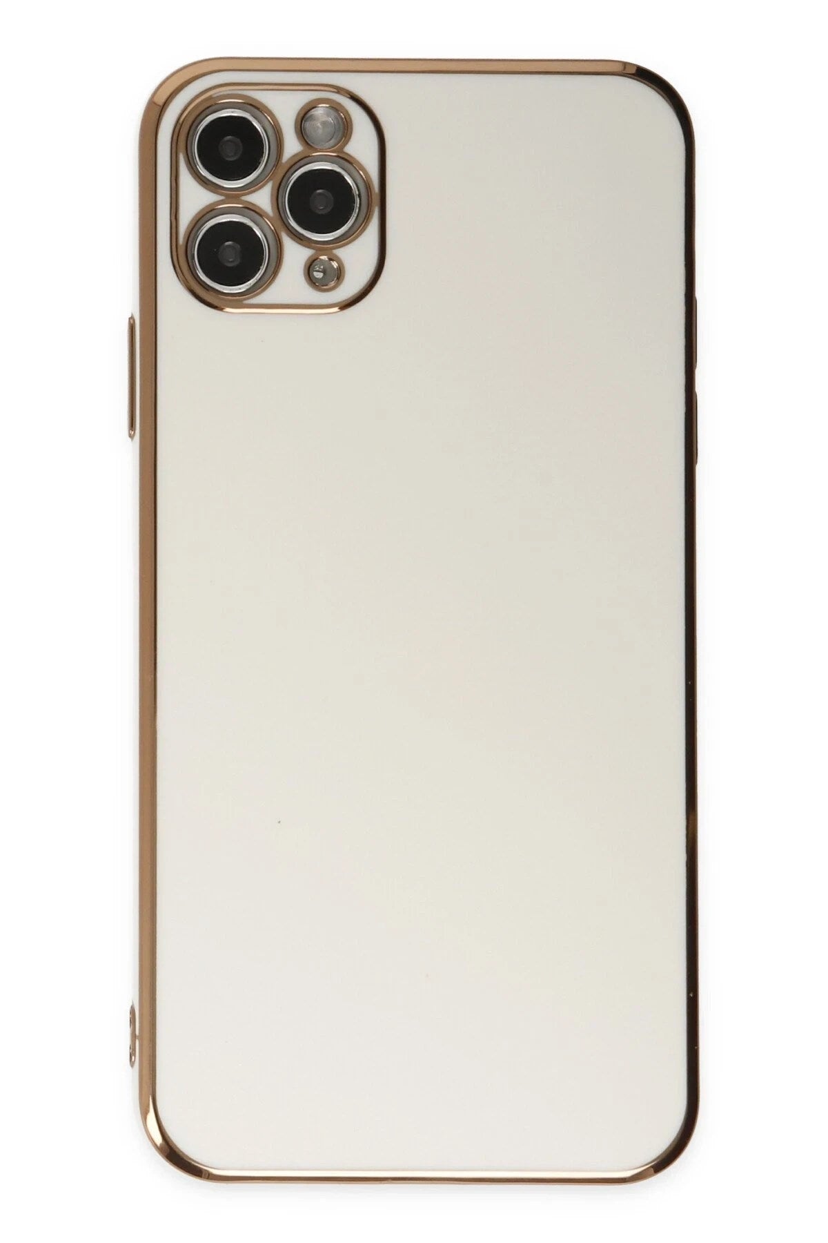 Mey İthalat® iPhone 11 Pro Max Kılıf Volet Silikon - Beyaz