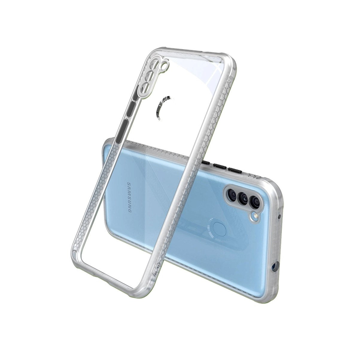 Mey İthalat® Samsung Galaxy A11 Kılıf Miami Şeffaf Silikon - Şeffaf