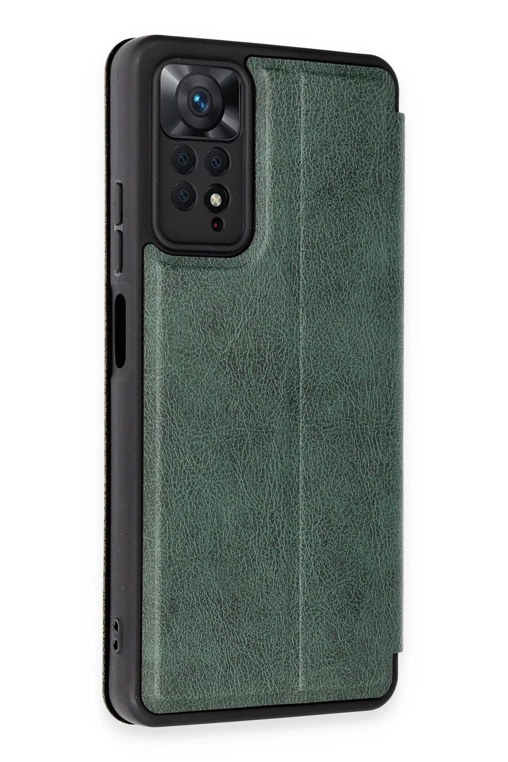 Mey İthalat® Redmi Note 12 Pro 4G Kılıf Flip Cover - Koyu Yeşil
