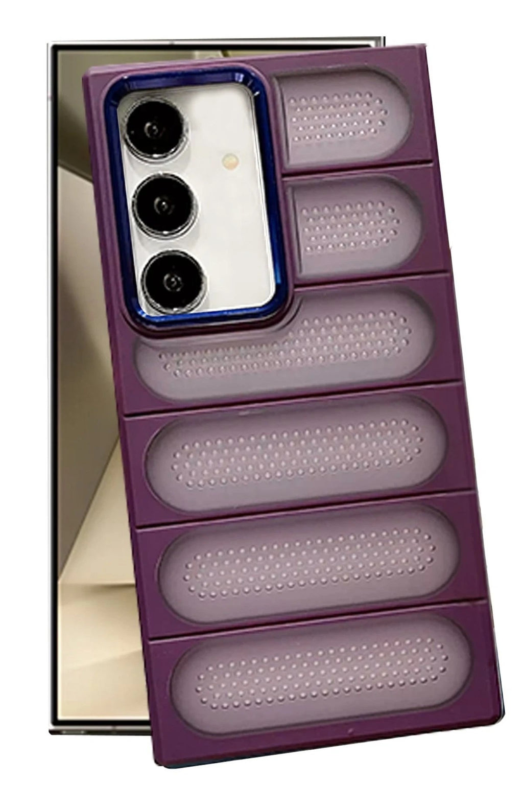 Mey İthalat® Samsung Galaxy S24 Plus Kılıf Airmax Silikon Kapak - Derin Mor