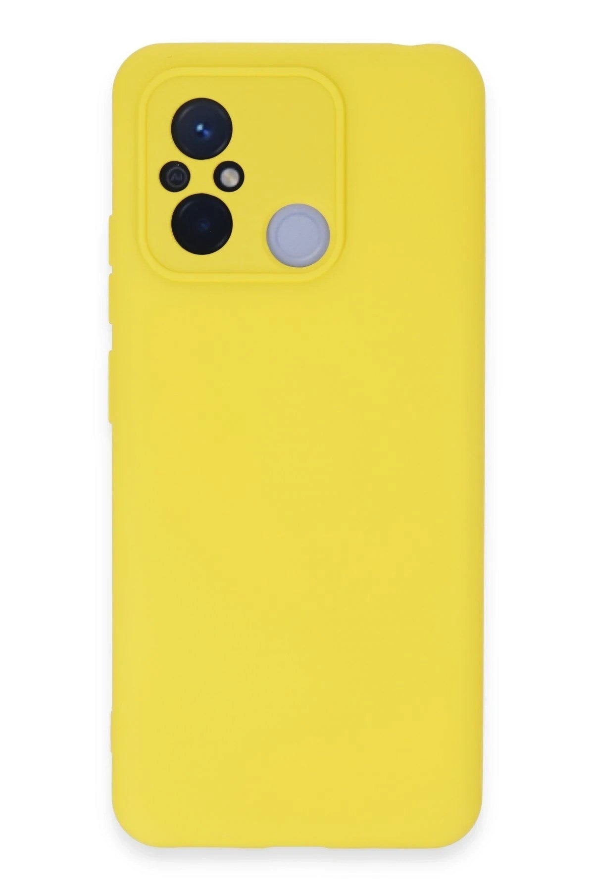 Mey İthalat® Redmi 12C Kılıf Nano içi Kadife Silikon - Sarı
