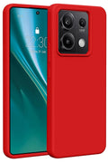 Mey İthalat® Redmi Note 13 Pro 4G Kılıf First Silikon - Kırmızı