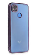 Mey İthalat® Redmi 9C Kılıf Lensli Silikon - Mor