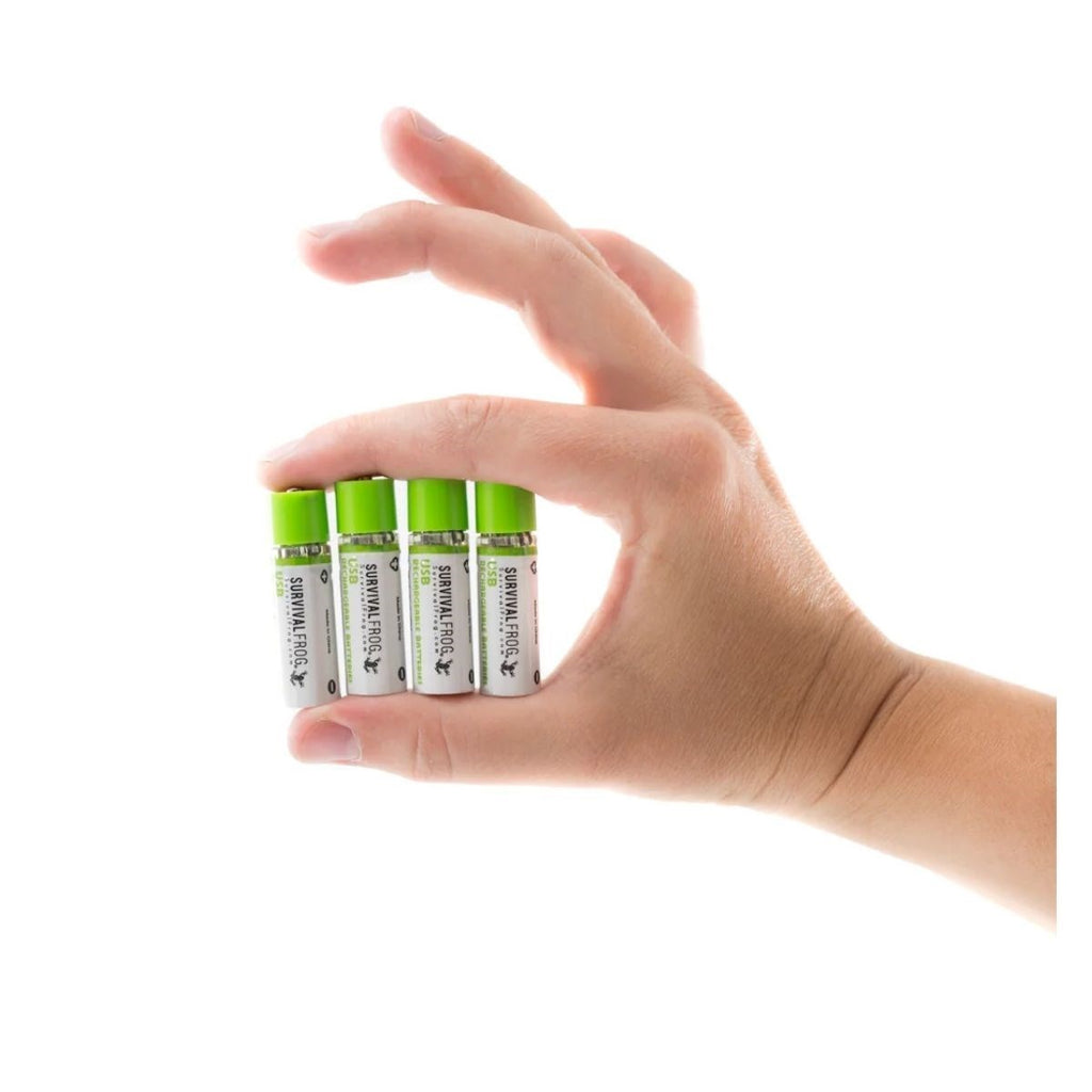 USB Şarjlı 1450mAh AA 1.2V Lityum Kalem Pil – 4'lü Set, Tekrar Şarj Edilebilir Uzun Ömürlü Dönüştürülebilir Batarya