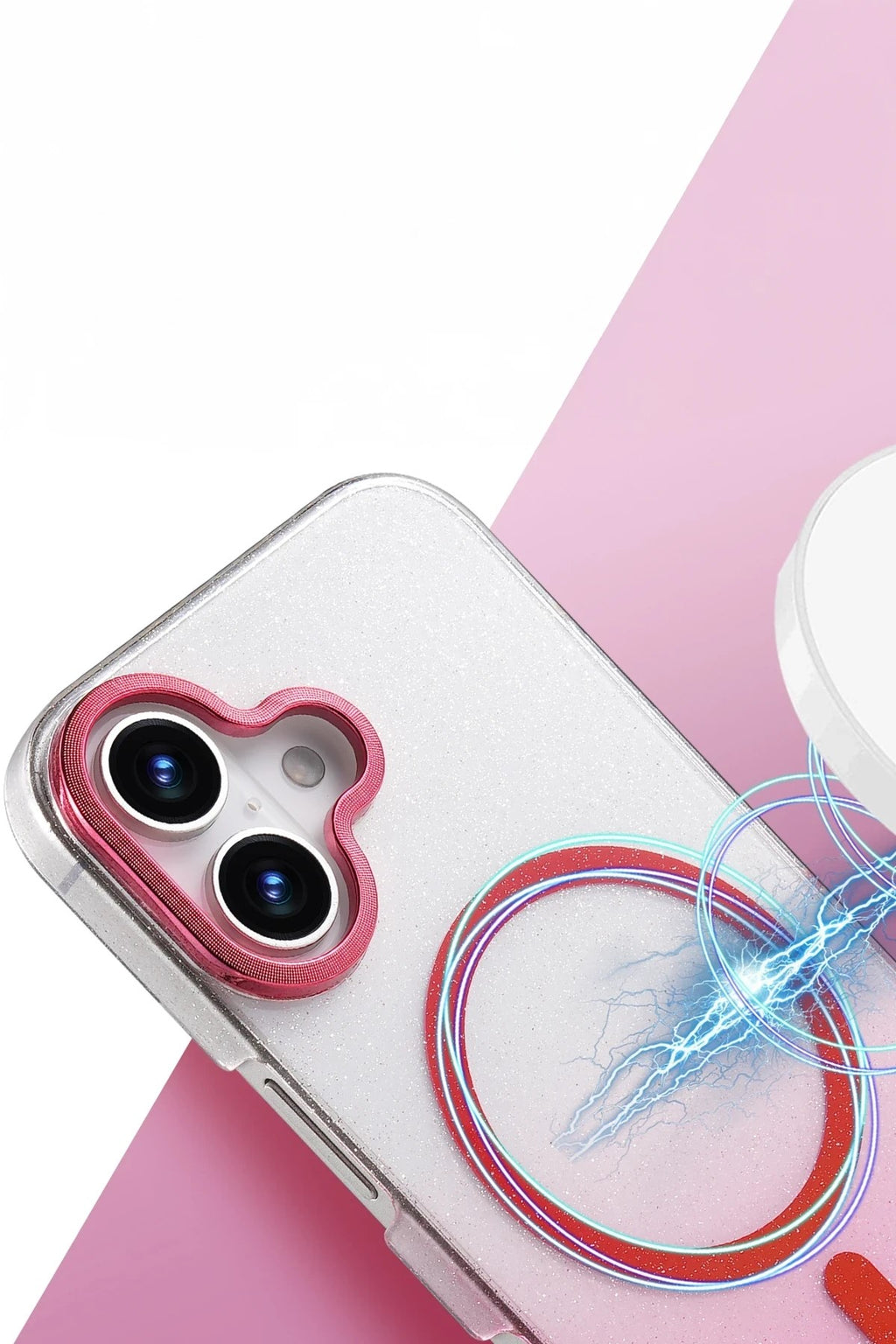 Mey İthalat® iPhone 16 Glossy Magsafe Kapak - Pembe