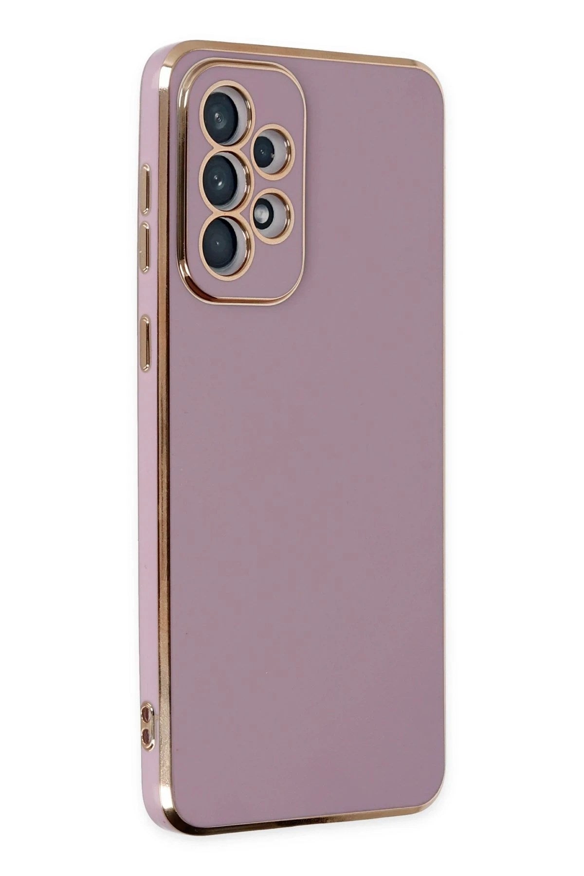 Mey İthalat® Samsung Galaxy A73 5G Kılıf Volet Silikon - Mor
