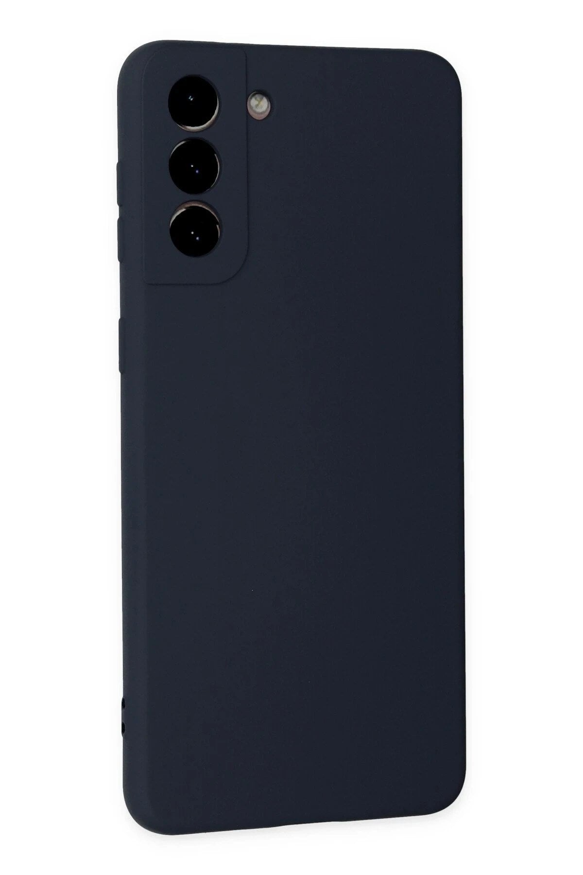 Mey İthalat® Samsung Galaxy S21 Plus Kılıf Nano içi Kadife Silikon - Lacivert