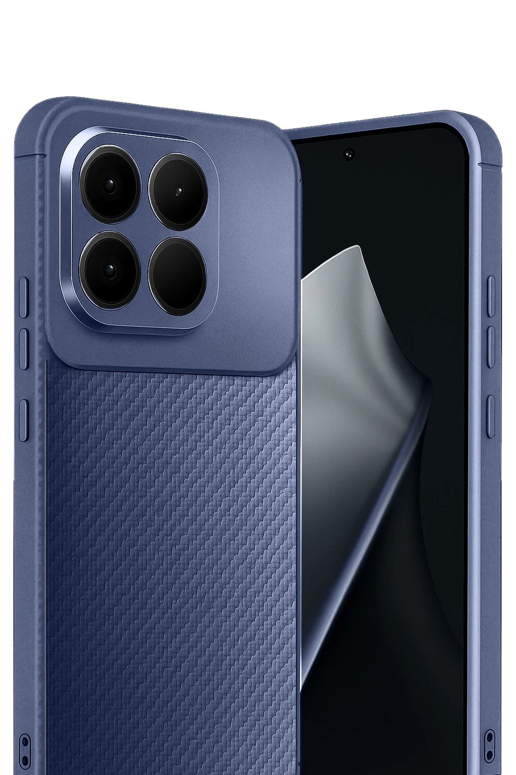 Mey İthalat® Mi 15T Auto Focus Karbon Kapak - Lacivert