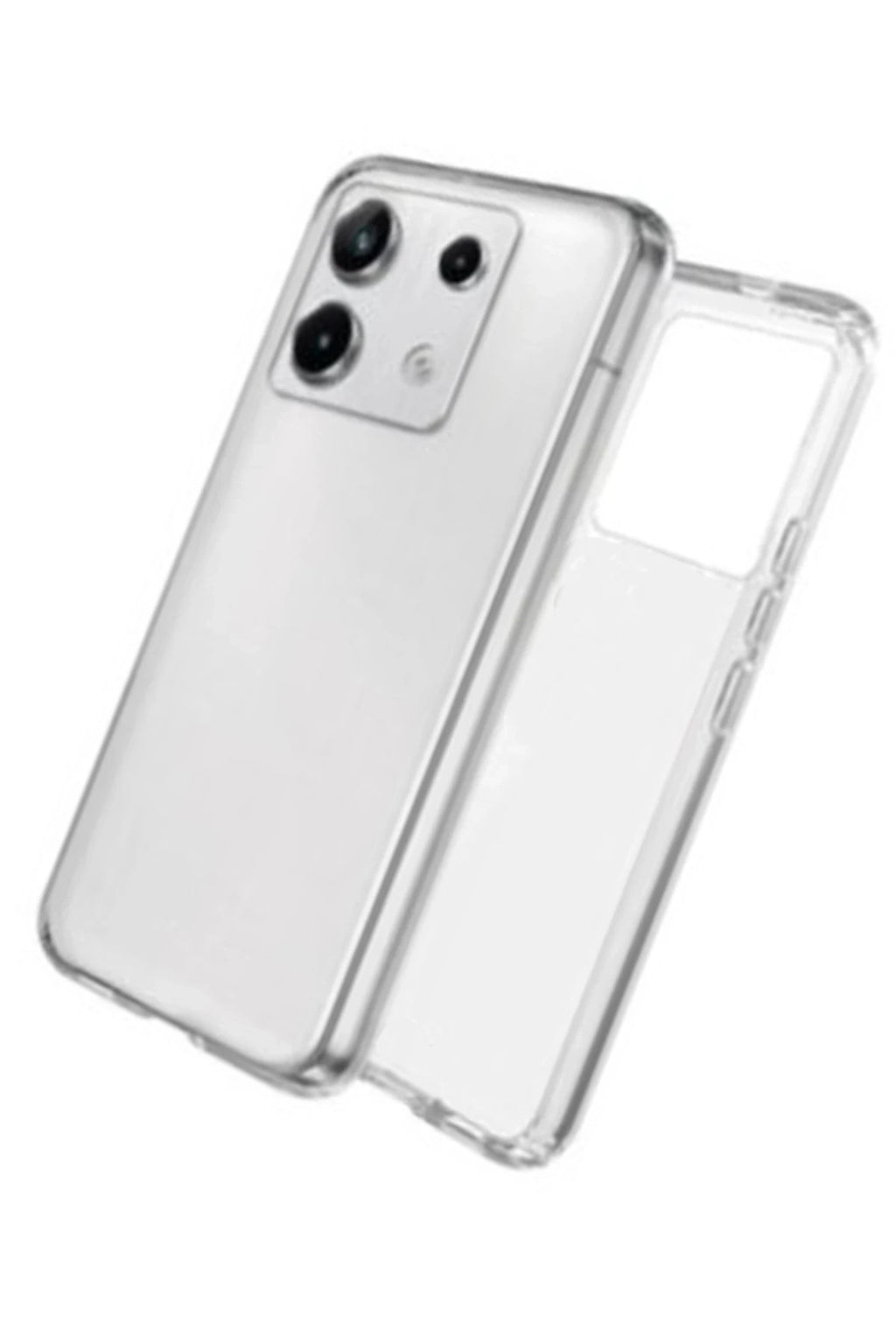 Mey İthalat® Redmi Note 13 4G Kılıf Lüx Şeffaf Silikon