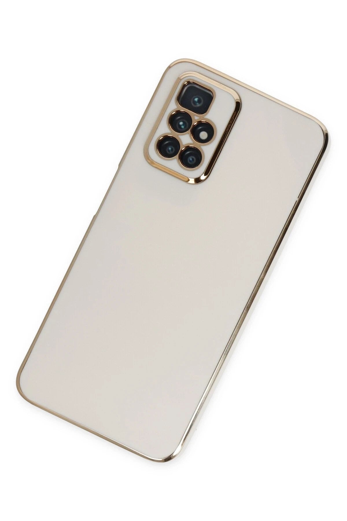 Mey İthalat® Redmi 10 2022 Kılıf Volet Silikon - Beyaz