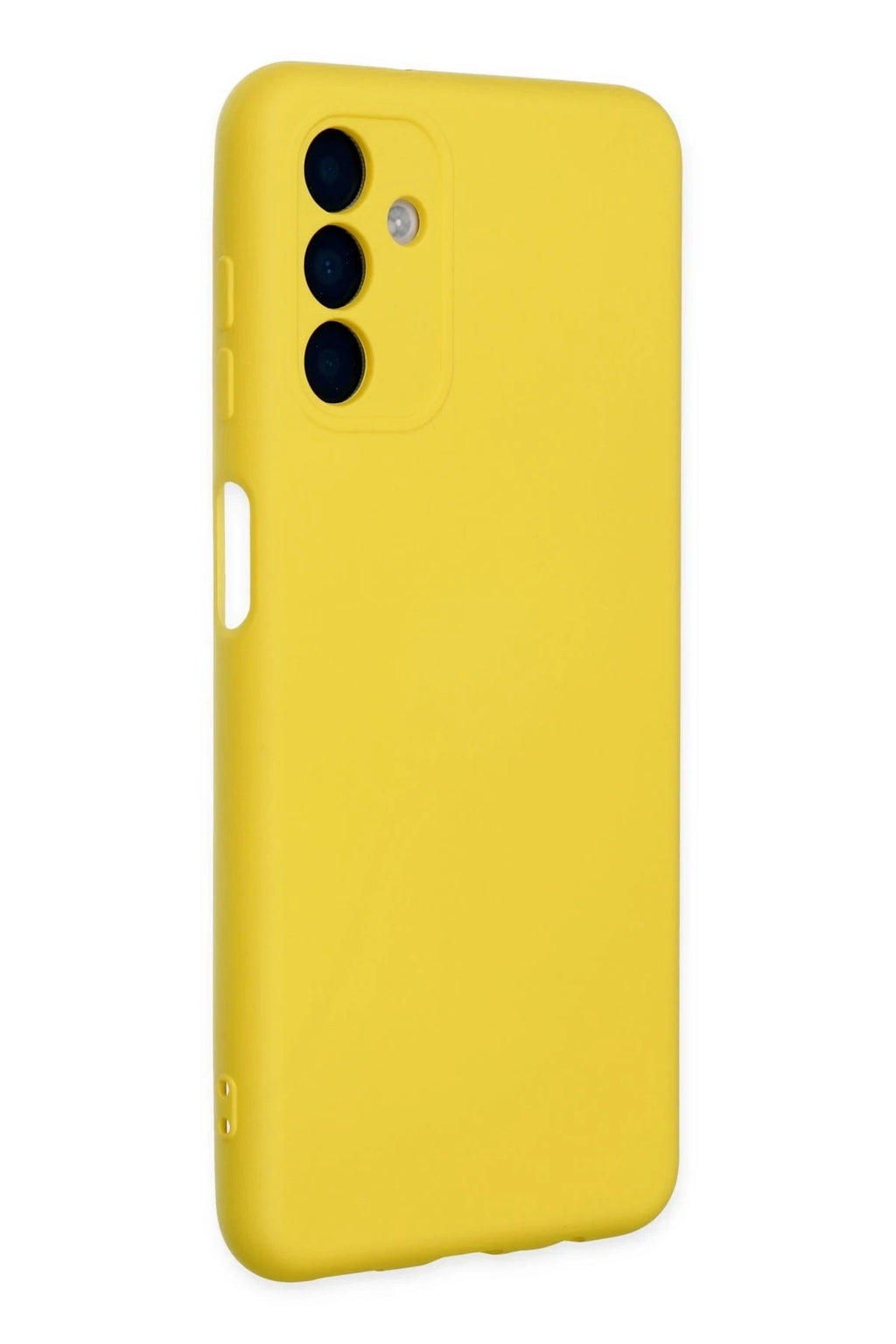 Mey İthalat® Samsung Galaxy A04S Kılıf Nano içi Kadife Silikon - Sarı