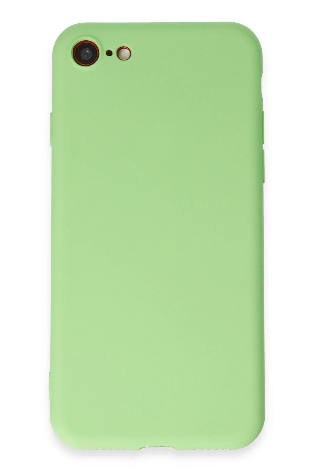 Mey İthalat® iPhone 7 Kılıf First Silikon - Açık Yeşil