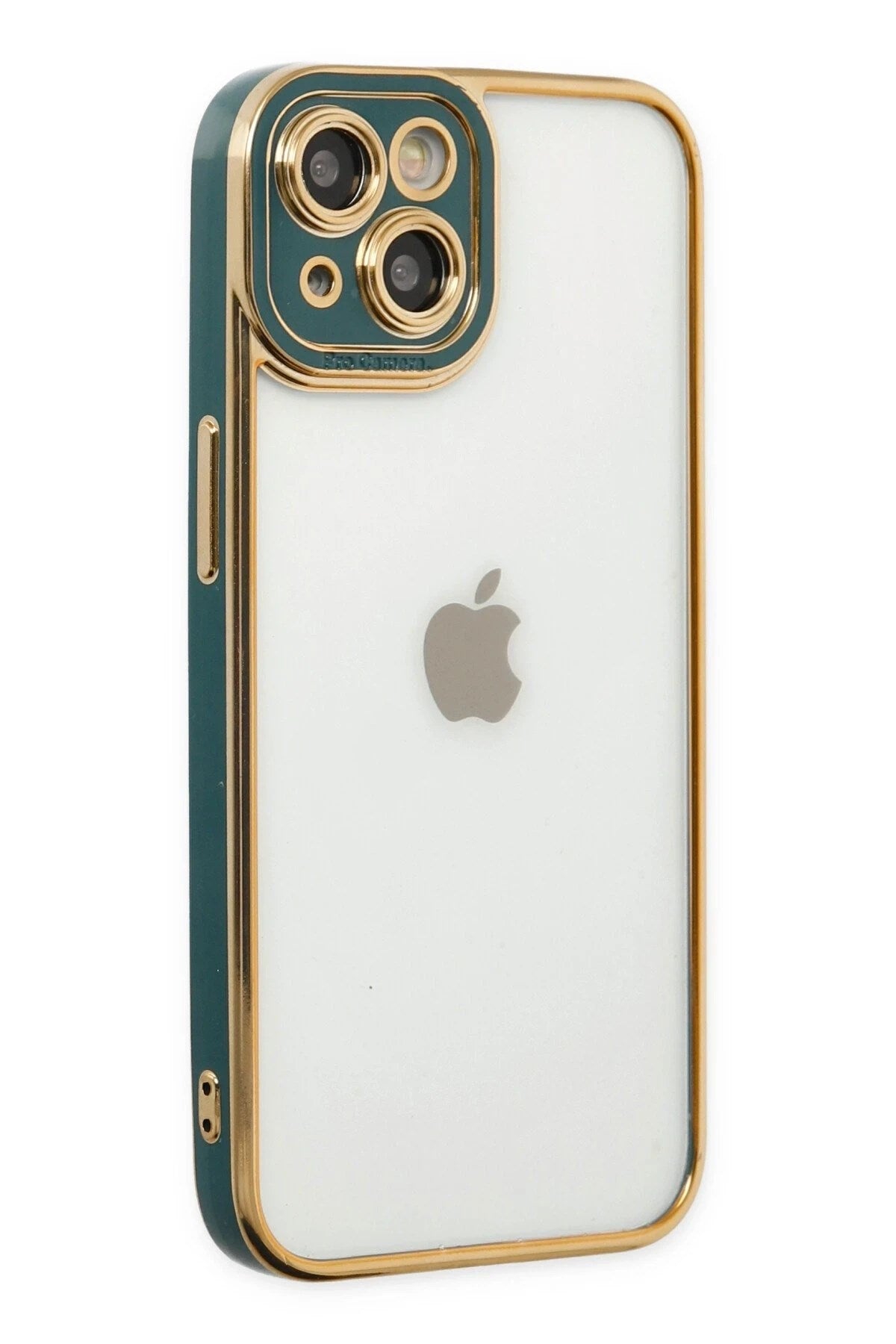 Mey İthalat® iPhone 14 Plus Kılıf Liva Lens Silikon - Yeşil