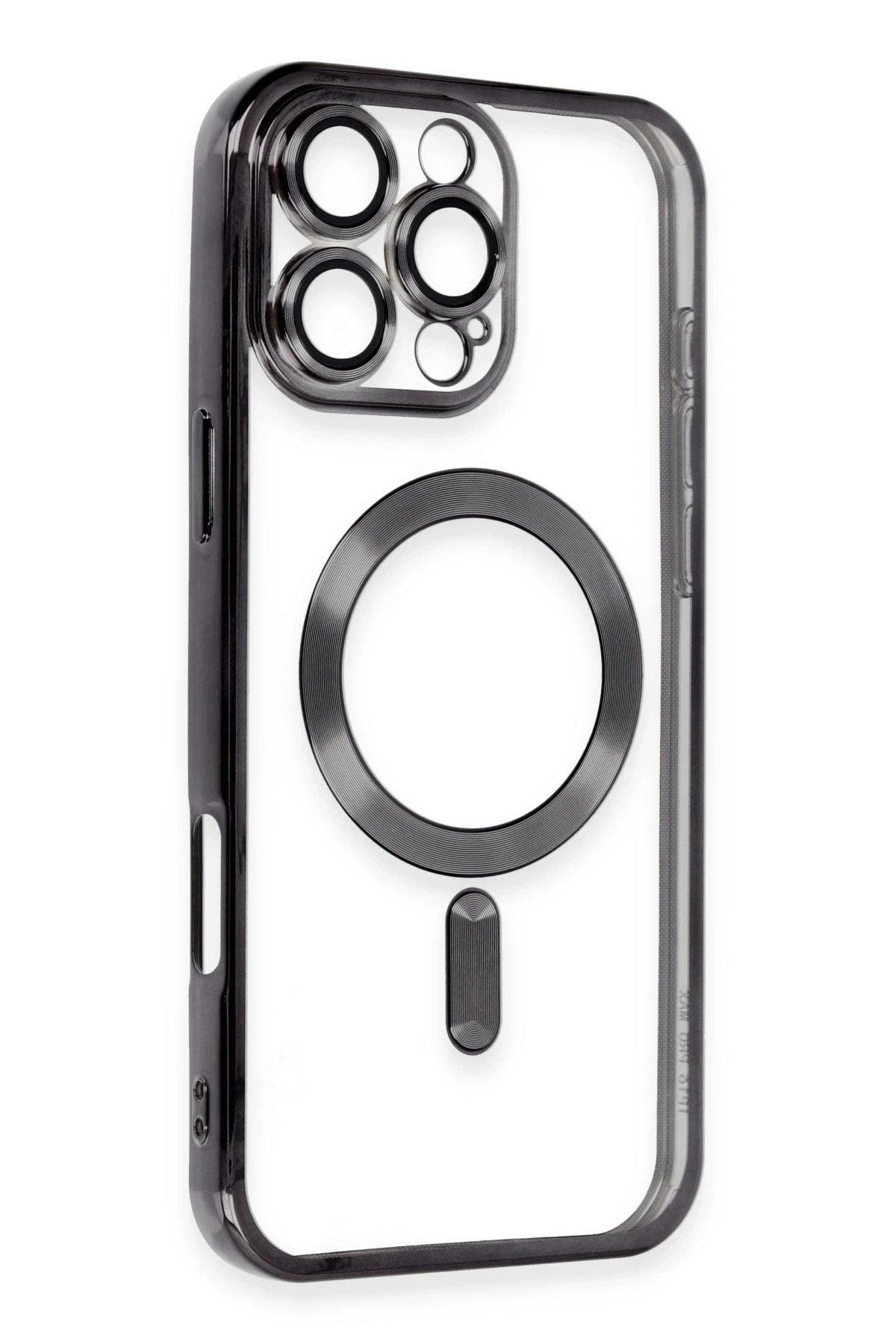 Mey İthalat® iPhone 16 Pro Kılıf Kross Magneticsafe Kapak - Siyah