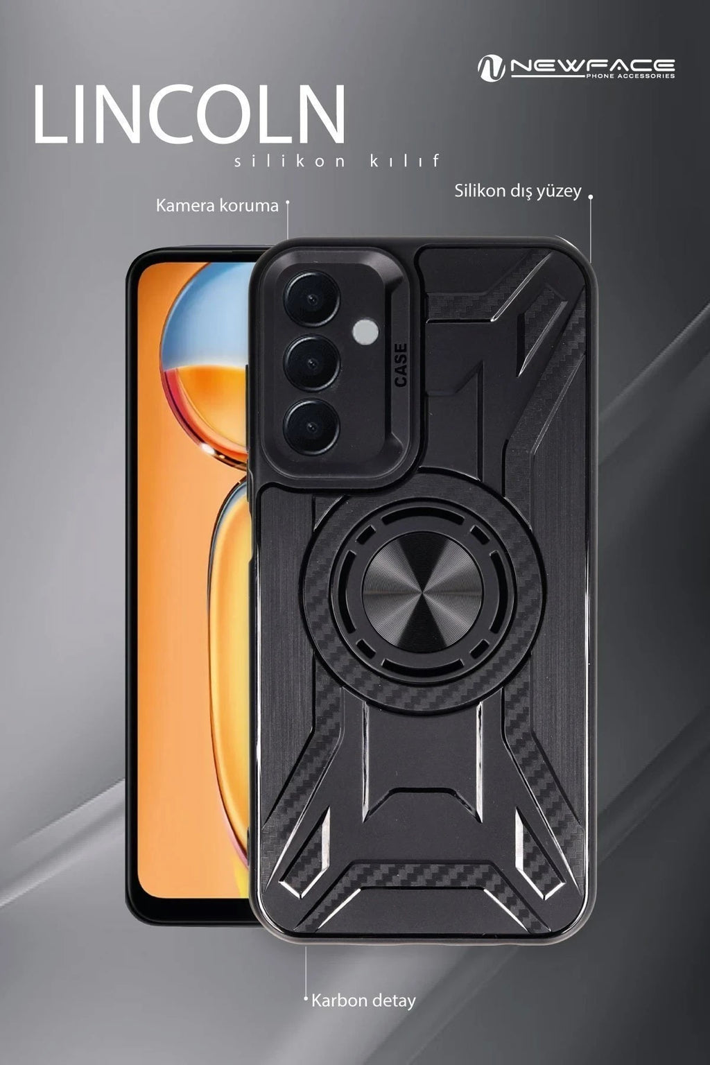 Mey İthalat® Redmi Note 13 4G Kılıf Lincoln Silikon - Lacivert