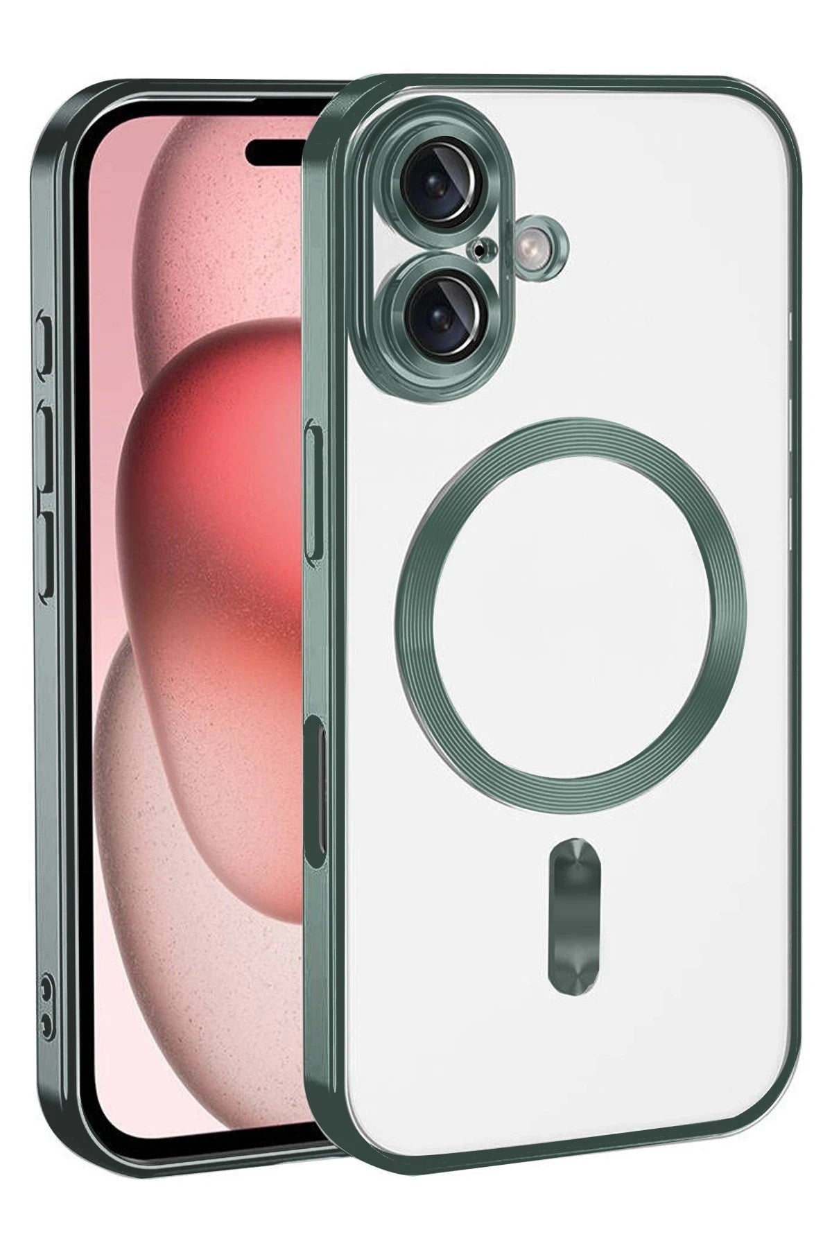Mey İthalat® iPhone 17 Kross Magneticsafe Kapak - Koyu Yeşil