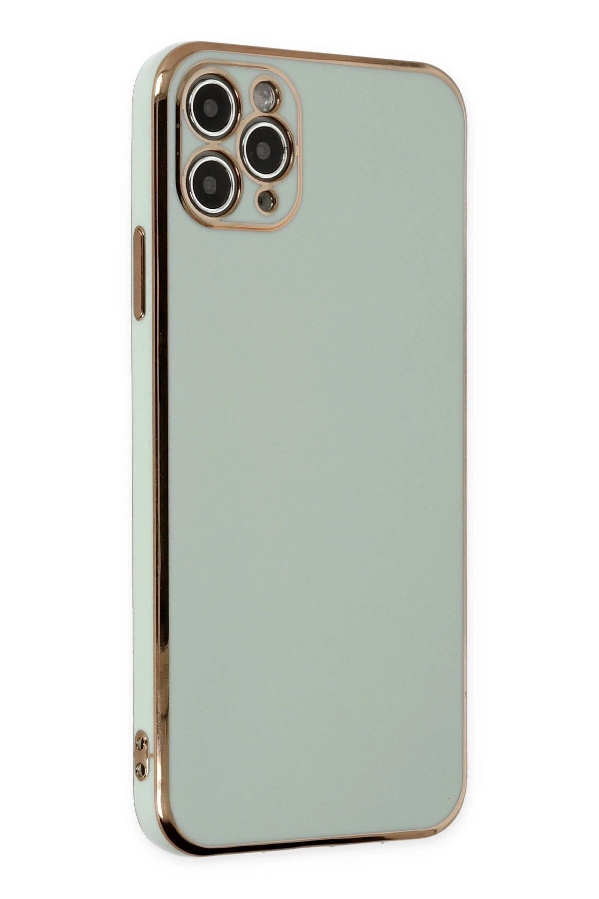 Mey İthalat® iPhone 11 Pro Max Kılıf Volet Silikon - Açık Yeşil