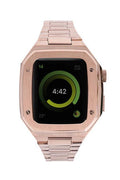 Mey İthalat® Watch 44mm Metal Petek Kasalı Kordon - Rose Gold