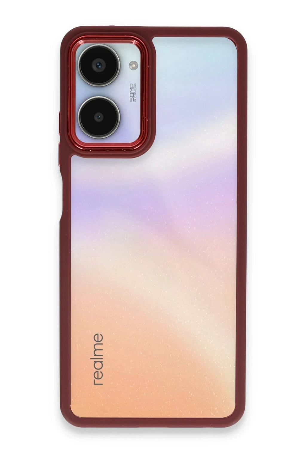 Mey İthalat® Realme 10 Pro 5G Kılıf Dora Kapak - Kırmızı