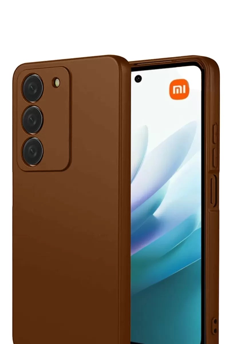 Mey İthalat® Redmi 15 4G First Silikon - Kahverengi