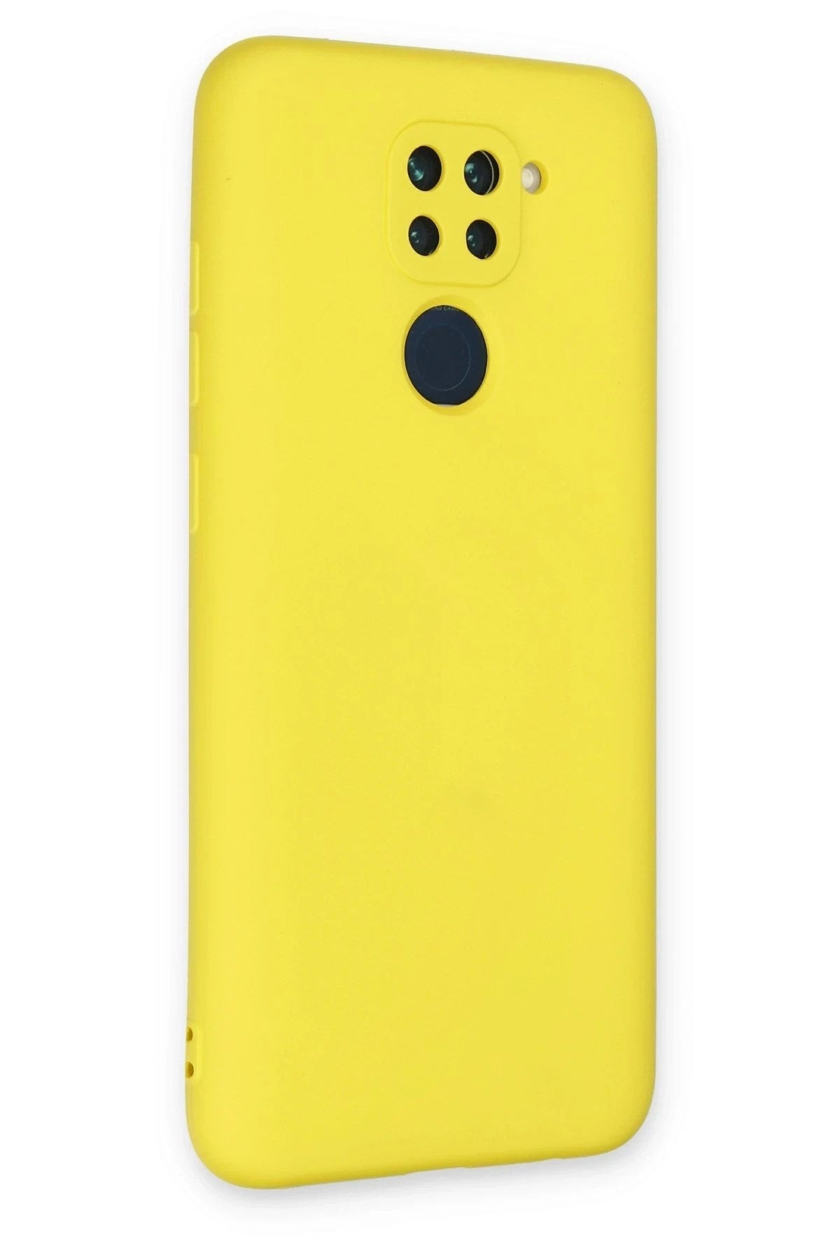 Mey İthalat® Redmi Note 9 Kılıf Nano içi Kadife Silikon - Sarı