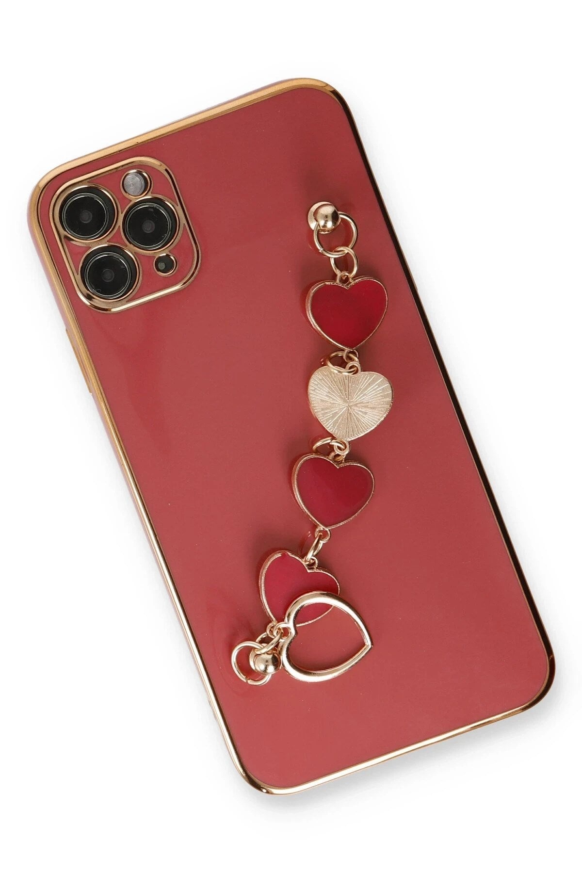 Mey İthalat® iPhone 11 Pro Kılıf Esila Silikon - Kırmızı