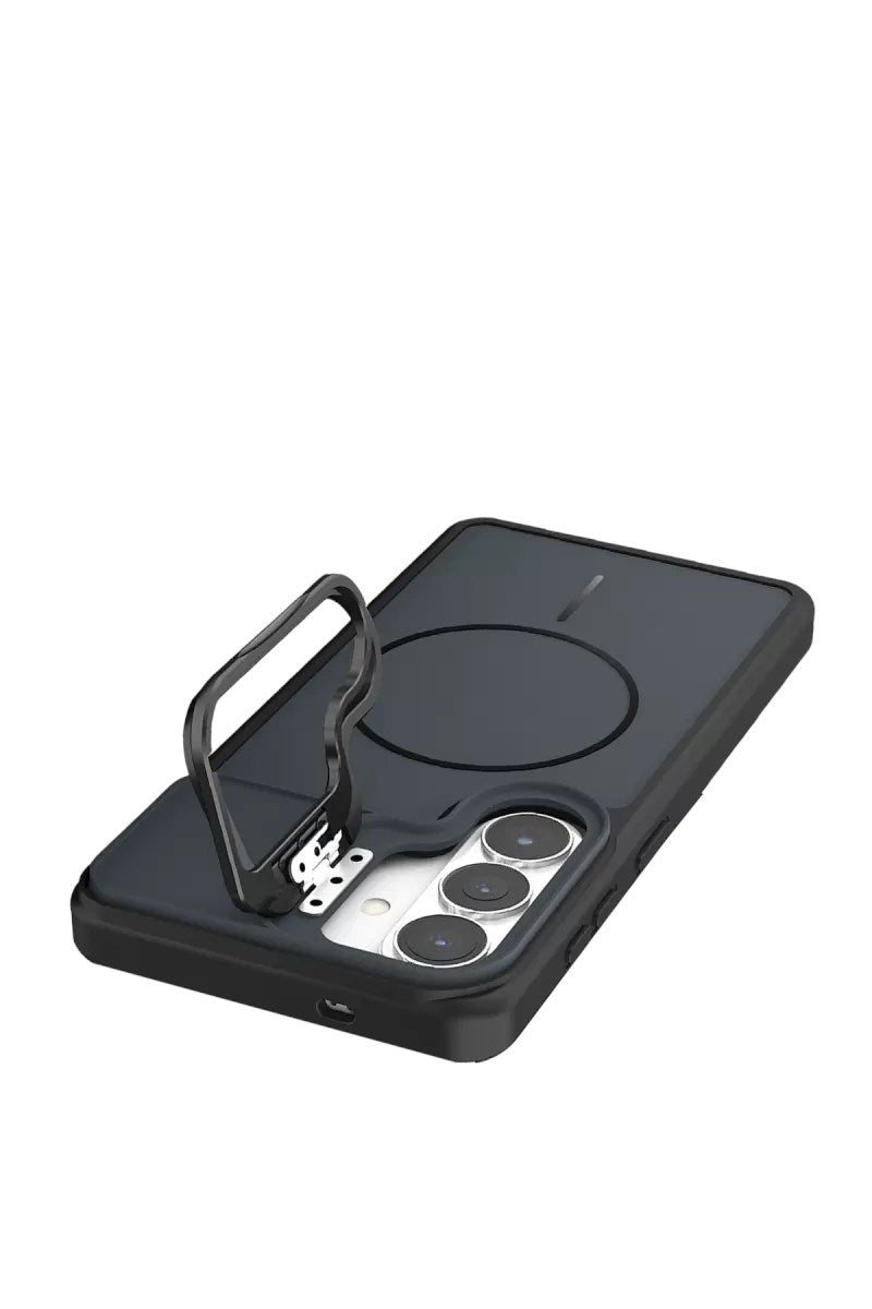 Mey İthalat® Samsung Galaxy S26 Pale Magsafe Standlı Kapak - Siyah
