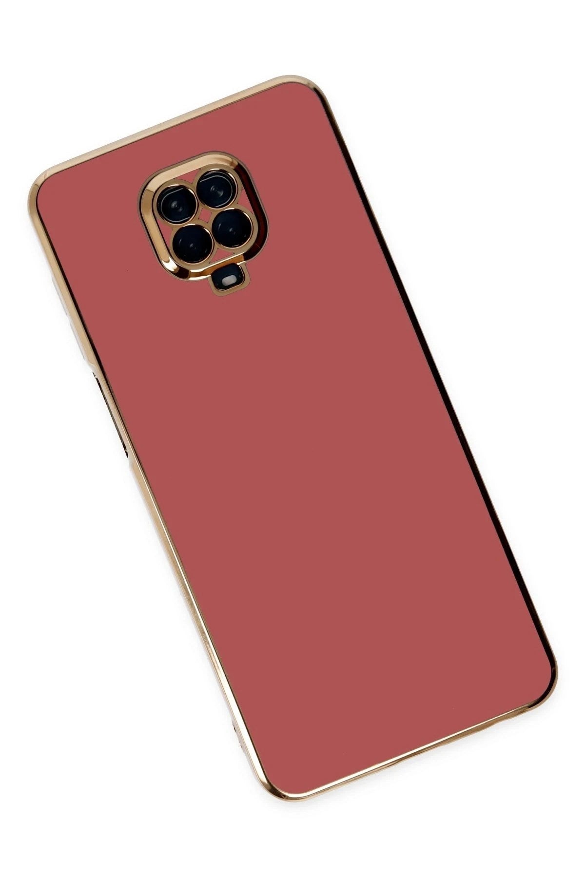 Mey İthalat® Redmi Note 9 Pro Kılıf Volet Silikon - Kırmızı