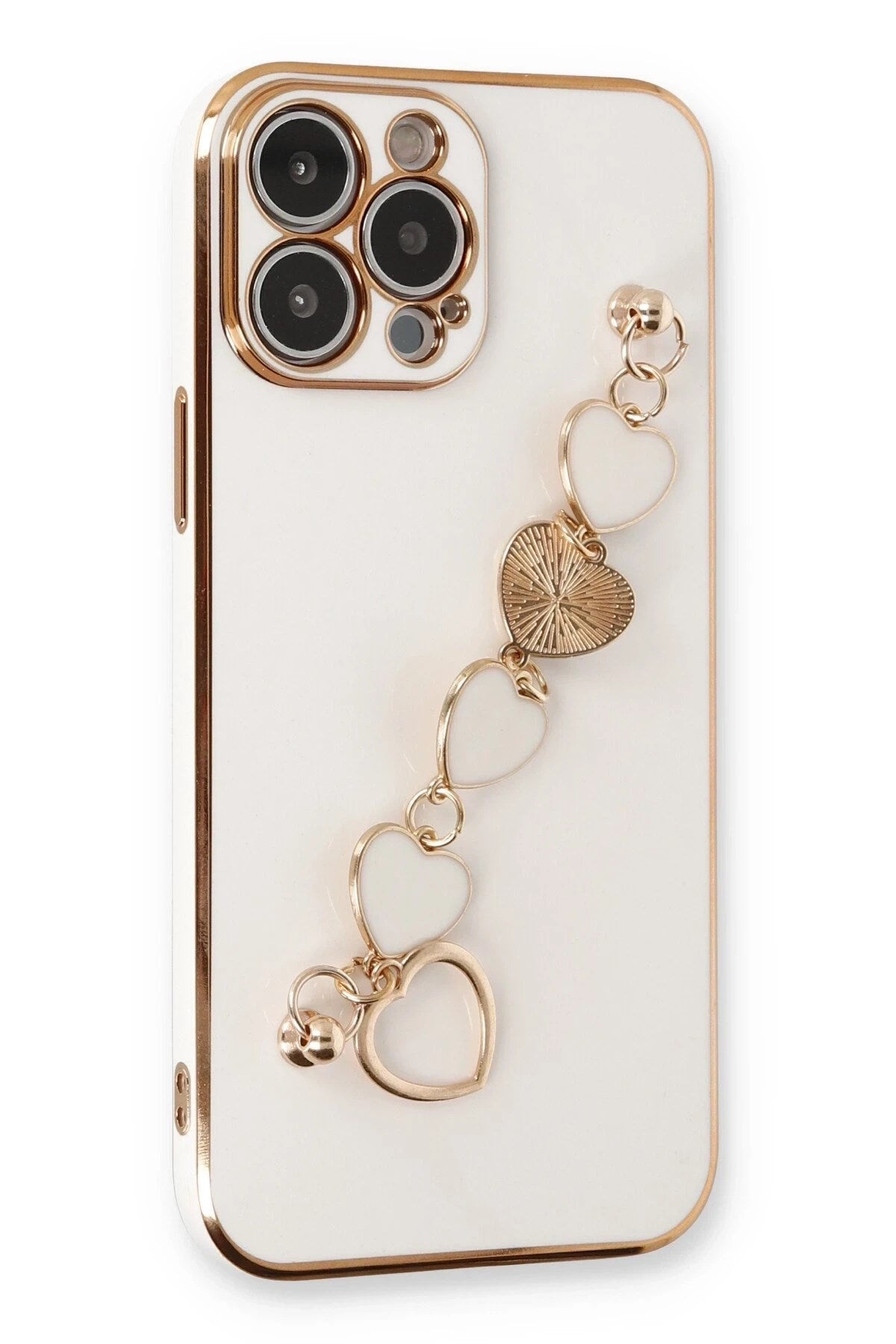 Mey İthalat® iPhone 14 Pro Kılıf Esila Silikon - Beyaz