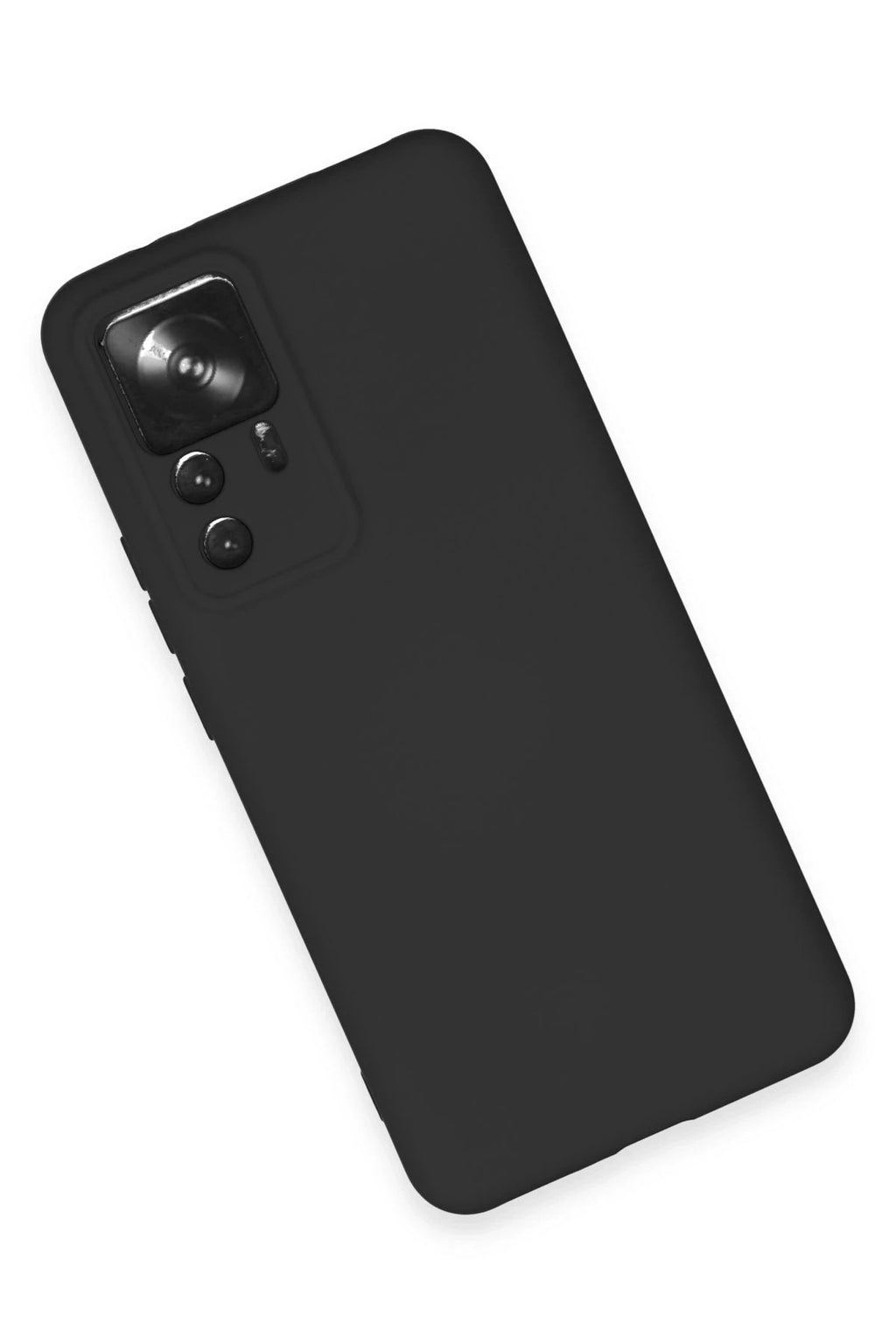 Mey İthalat® Mi 12T Pro Kılıf Nano içi Kadife Silikon - Siyah