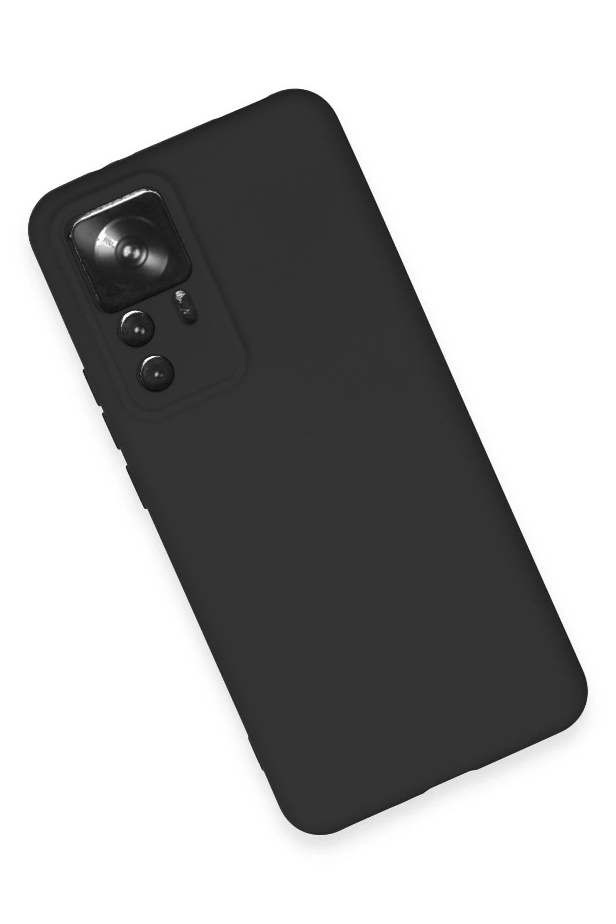 Mey İthalat® Mi 12T Pro Kılıf Nano içi Kadife Silikon - Siyah