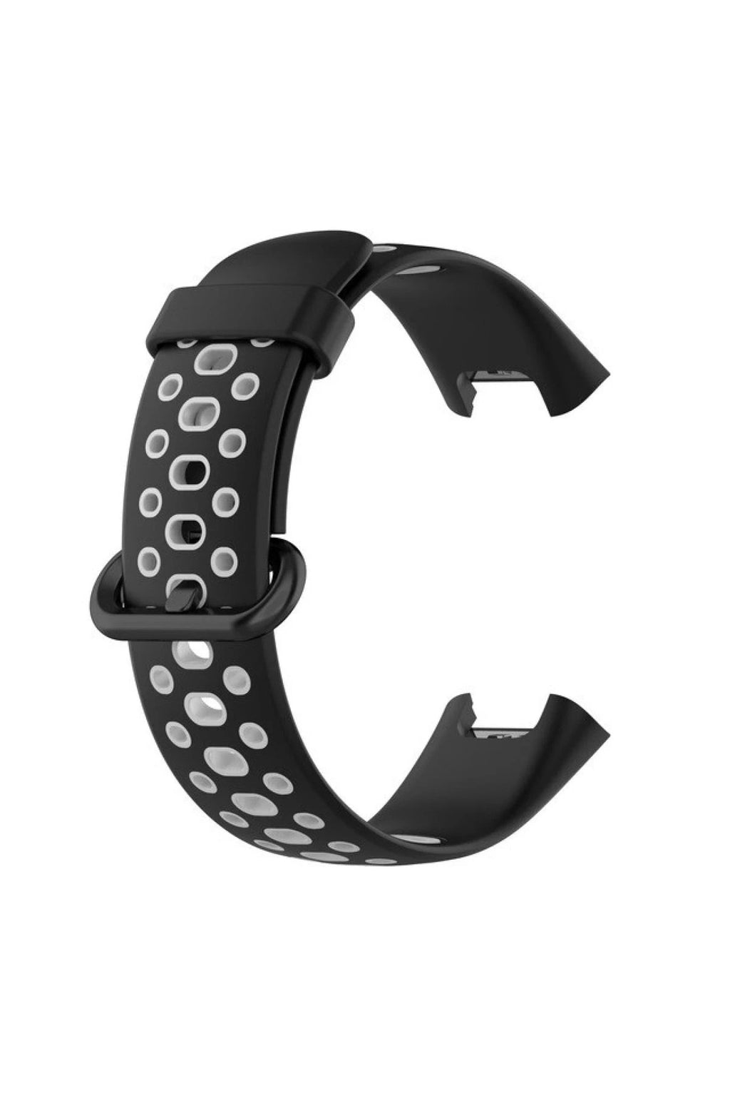 Mey İthalat® Redmi Watch 2 Spor Delikli Kordon - Siyah-Gri