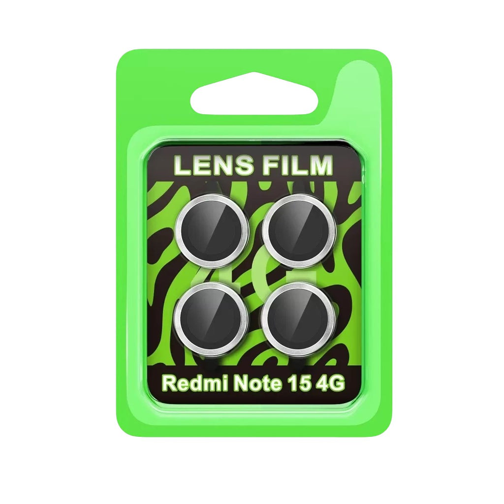Mey İthalat® Redmi Note 15 4G Raze Metal Kamera Lens - Gümüş