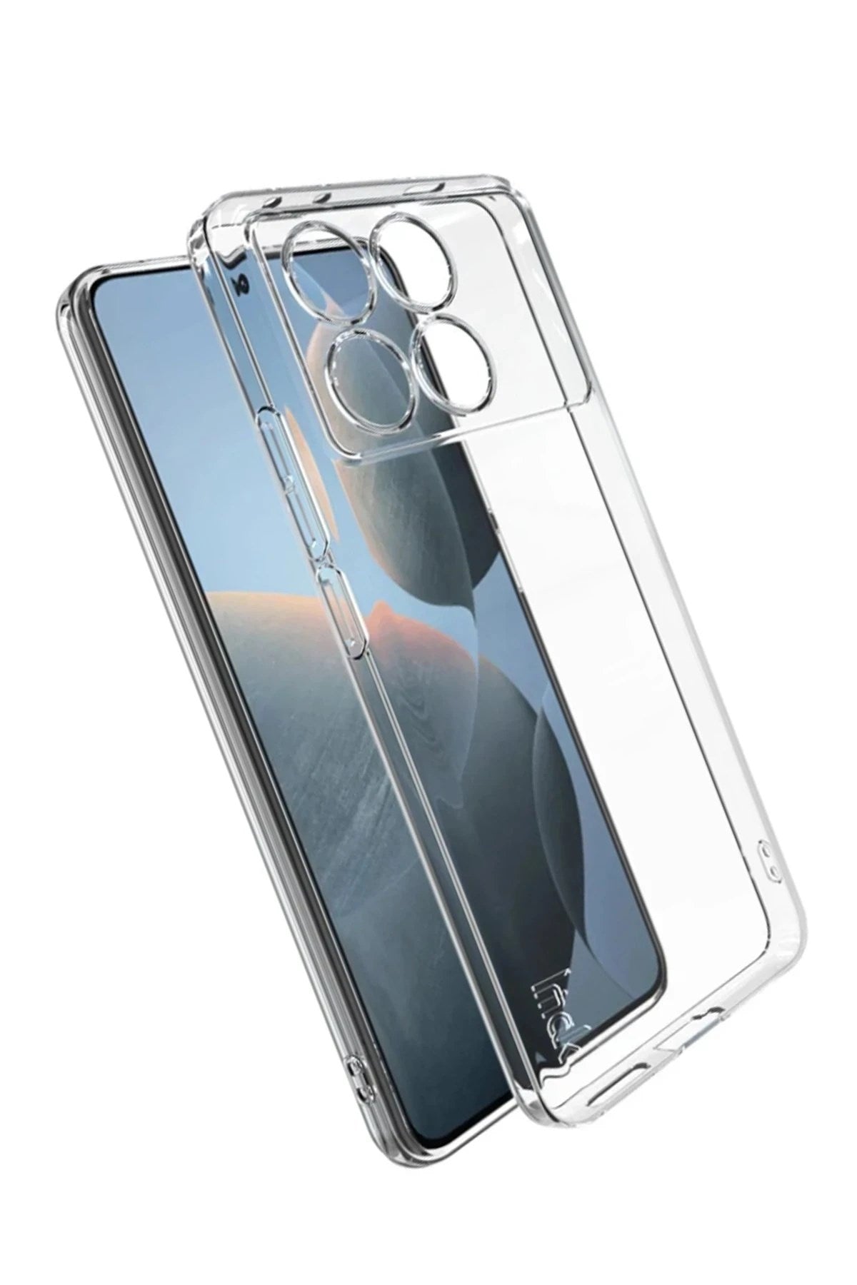Mey İthalat® Poco X6 Pro Kılıf Lüx Şeffaf Silikon
