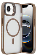 Mey İthalat® iPhone 16E Flet Lens Magsafe Kapak - Gold