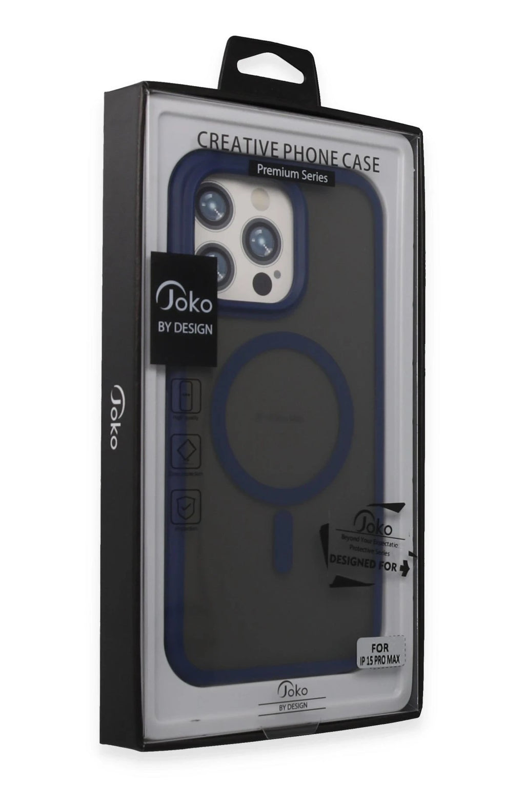 Mey İthalat® iPhone 15 Pro Toras Airbag Magsafe Kapak - Lacivert