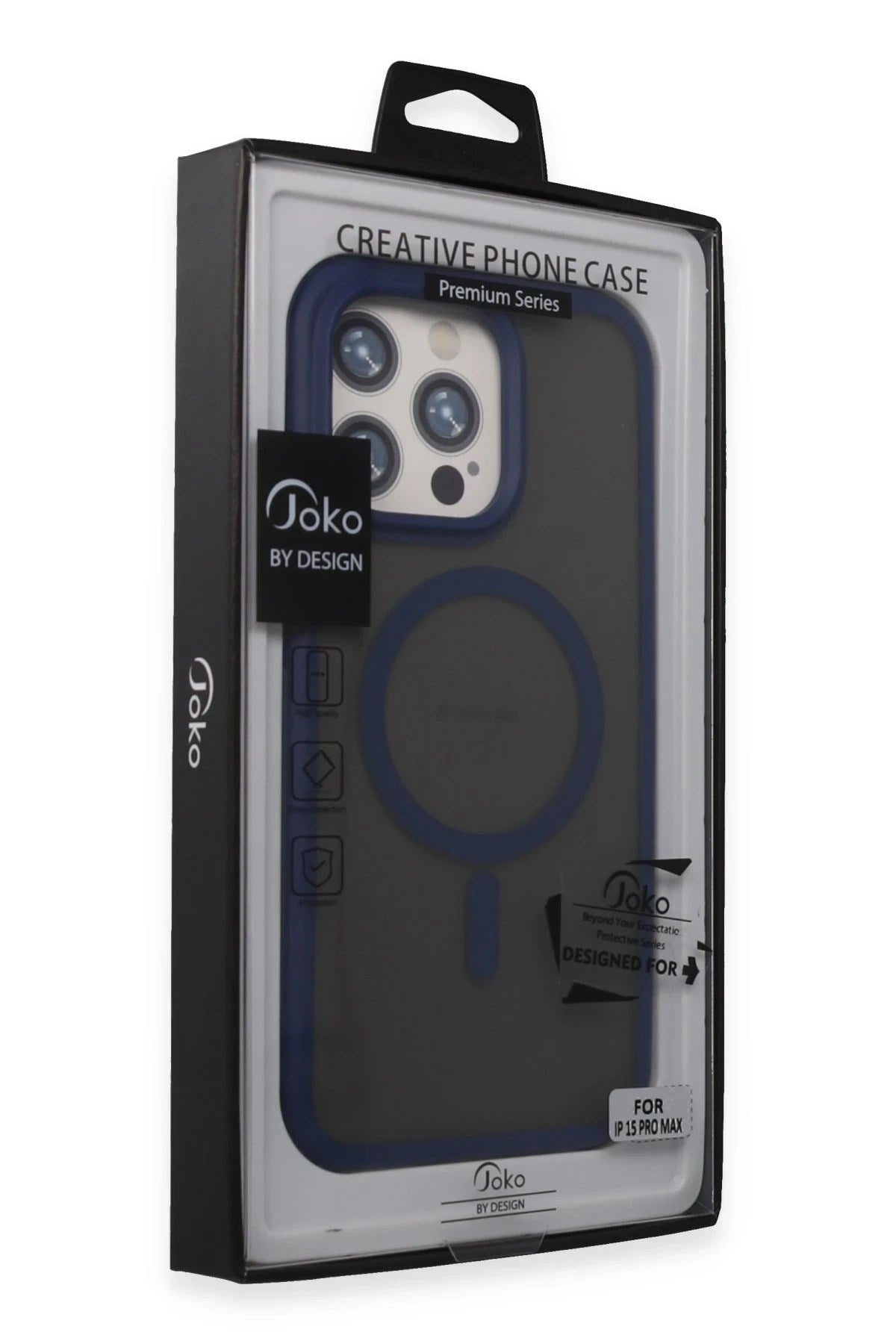 Mey İthalat® iPhone 15 Pro Toras Airbag Magsafe Kapak - Lacivert