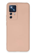 Mey İthalat® Mi 12T Pro Kılıf Nano içi Kadife Silikon - Pudra