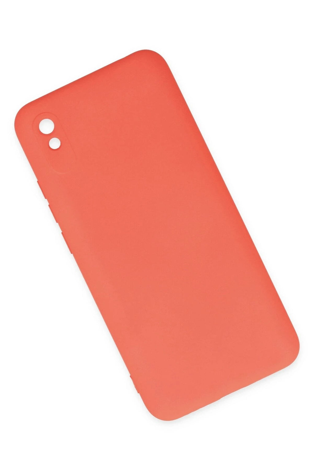 Mey İthalat® Redmi 9A Kılıf Nano içi Kadife Silikon - Turuncu