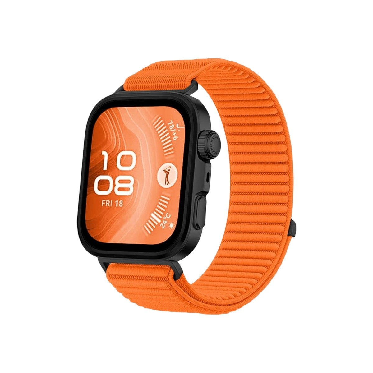 Mey İthalat® Huawei Fit 4 Braid Kordon - Turuncu