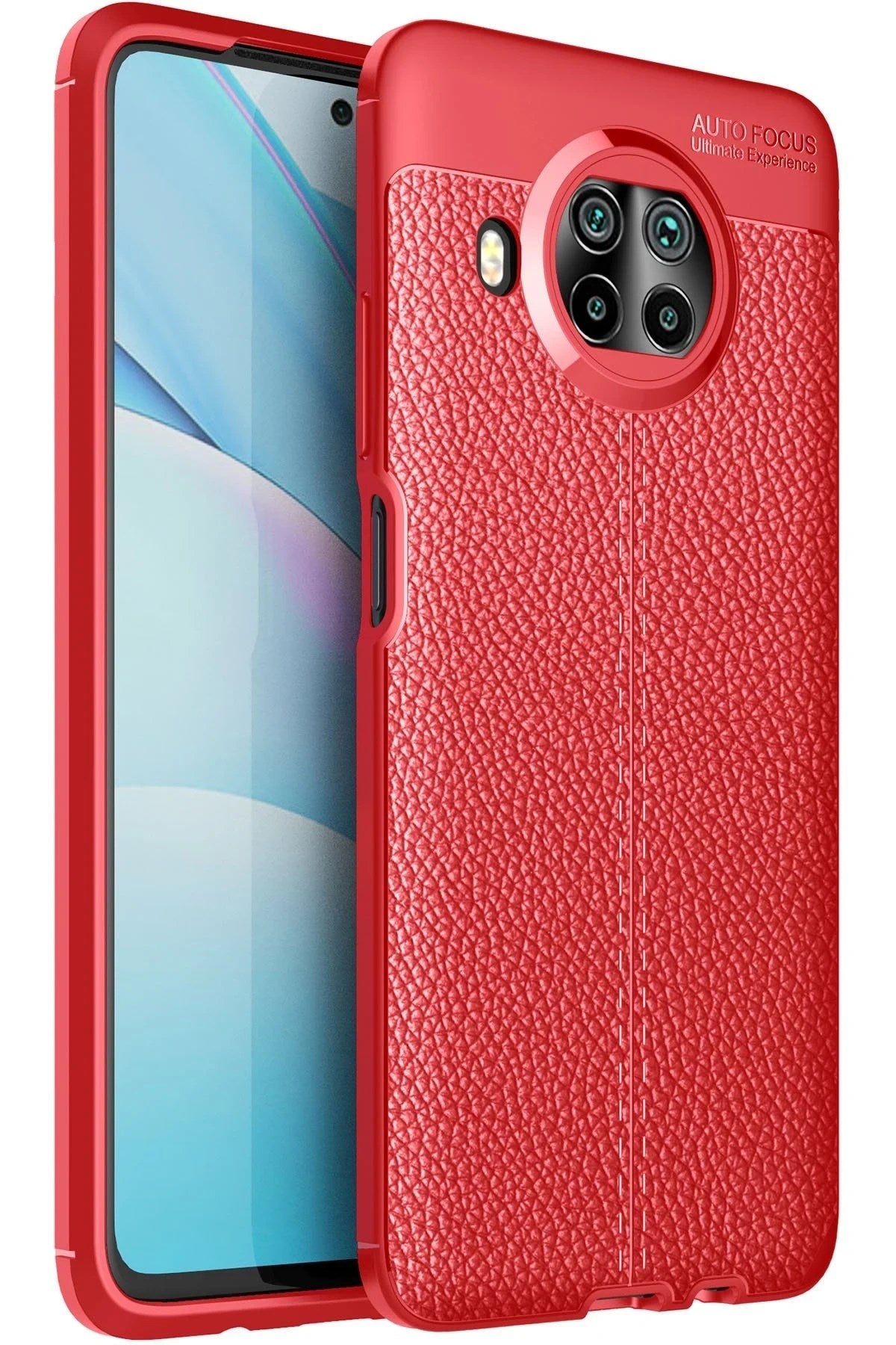 Mey İthalat® Mi 10T Lite Kılıf Auto Focus Kapak - Kırmızı
