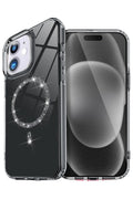 Mey İthalat® iPhone 11 Live Diamond Magsafe Kapak - Siyah