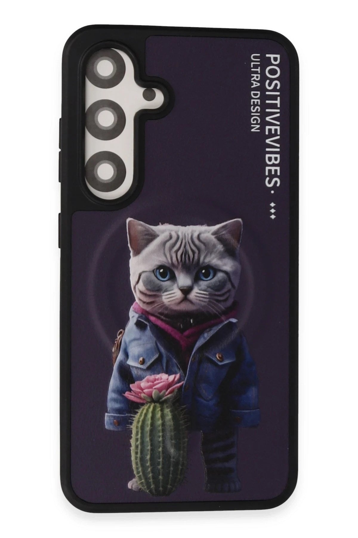 Mey İthalat® Samsung Galaxy S24 Fun Magsafe Kapak - Derin Mor