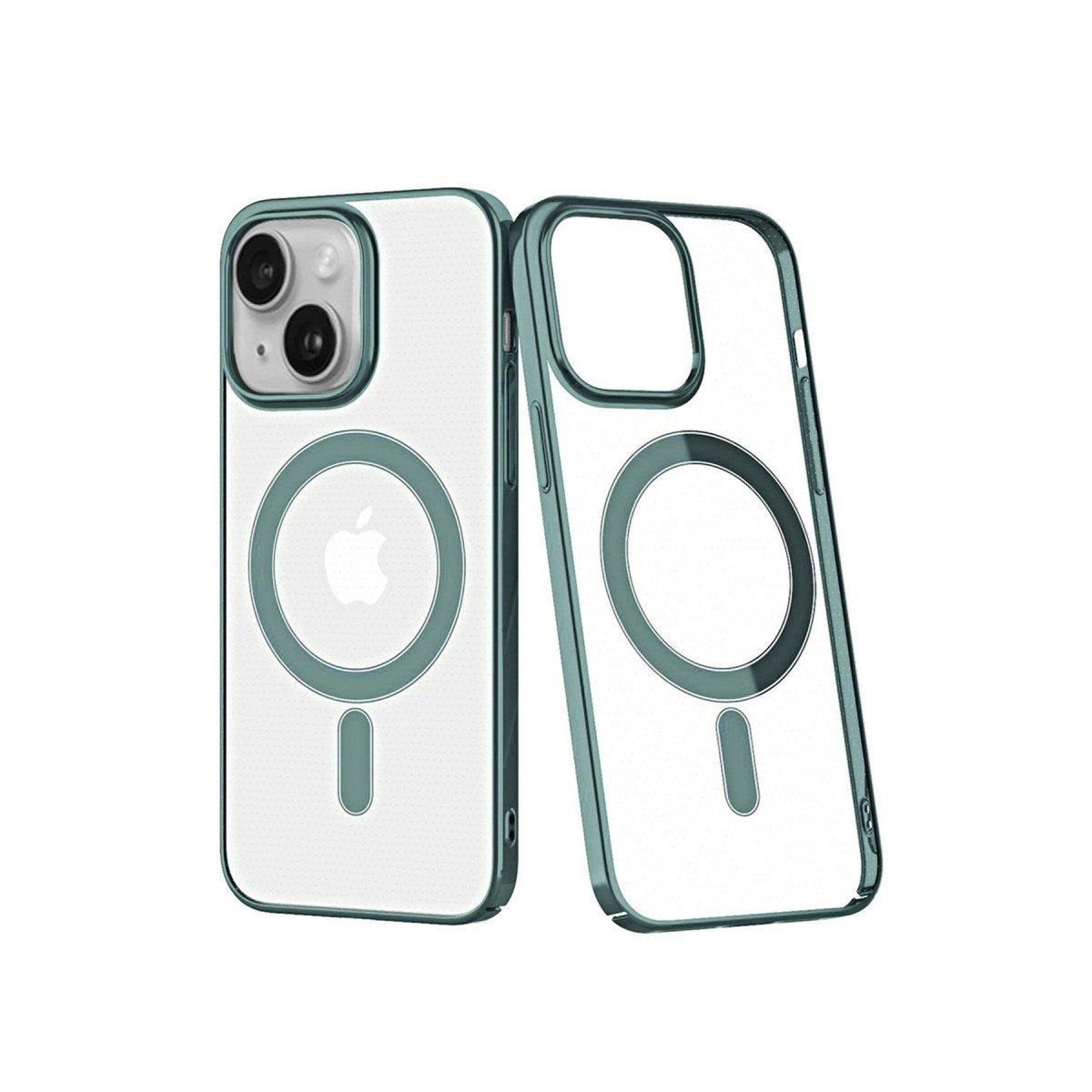 Mey İthalat® iPhone 14 Plus Kılıf Element Magneticsafe Sert Kapak - Köknar Yeşili