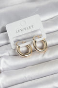 Mey İthalat® Gold Renk Pirinç Halka 20 mm Kadın Küpe